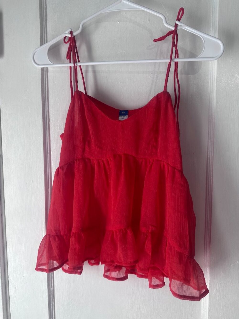 Old Navy Coral Tie-Strap Cami Top